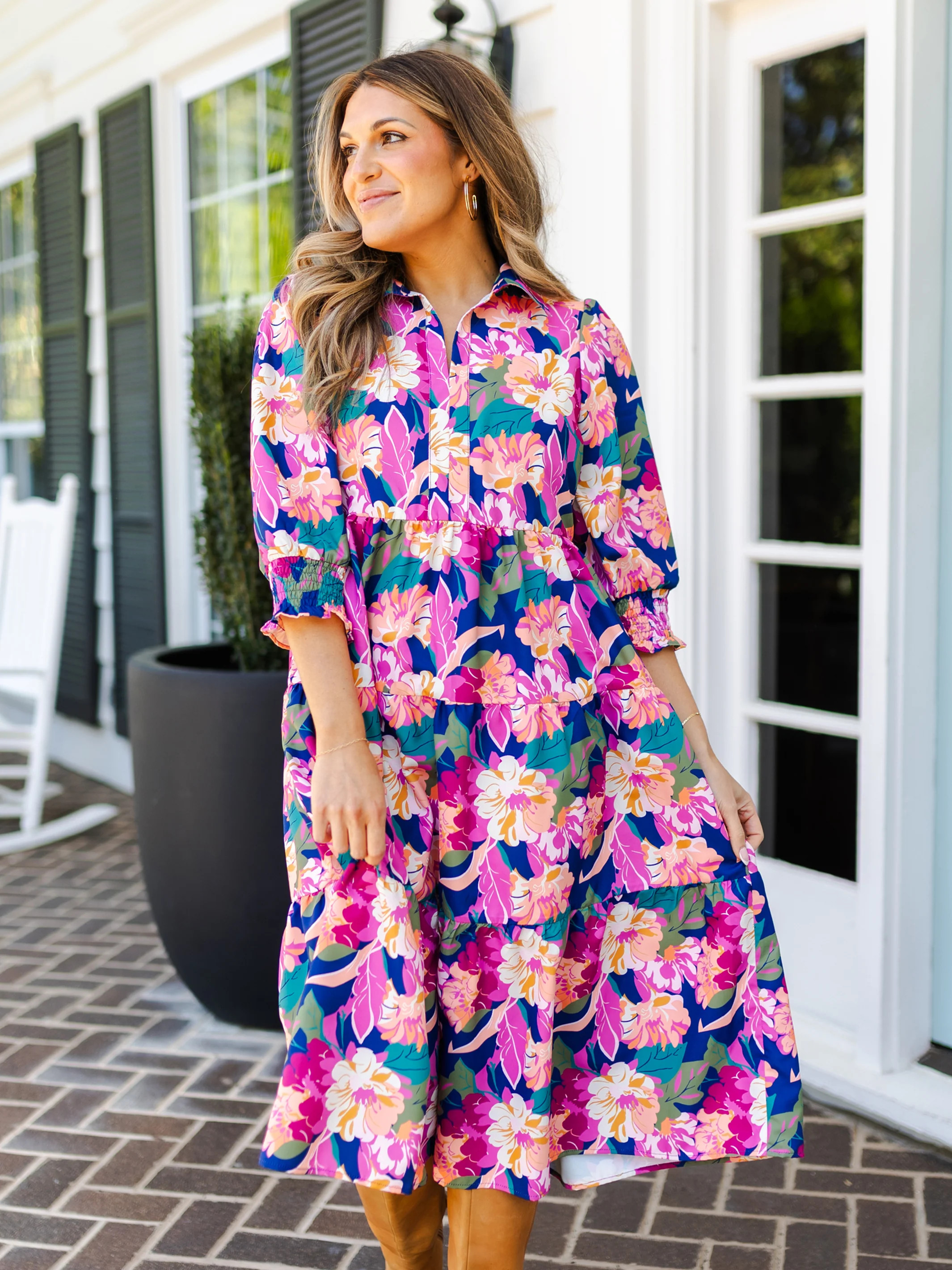Eleanor Dress | Madly In Love Pink | Michelle McDowell