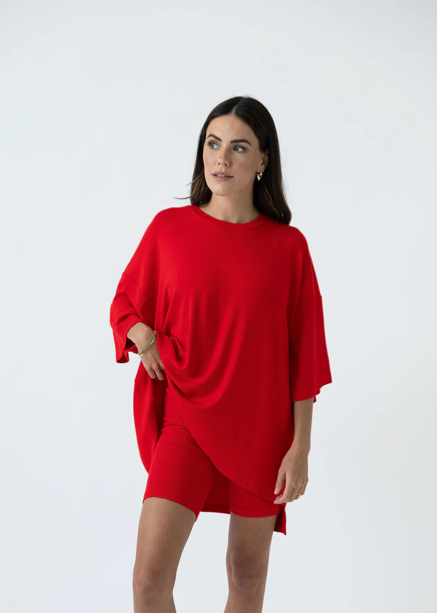 All Weekend Long Set Candy Apple | The Foxy Kind