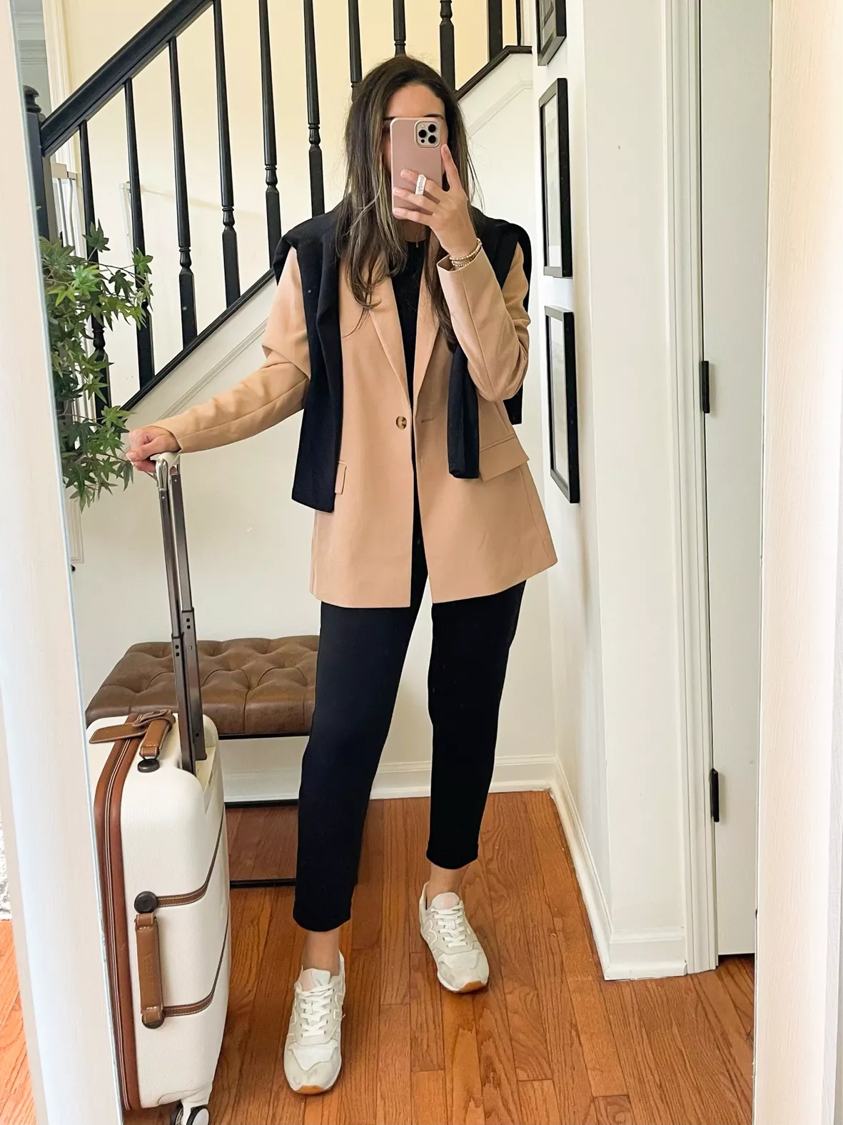 🔗 in B0. 3 Airport outfit ideas #ltktravel #ltkfit #ltkunder50