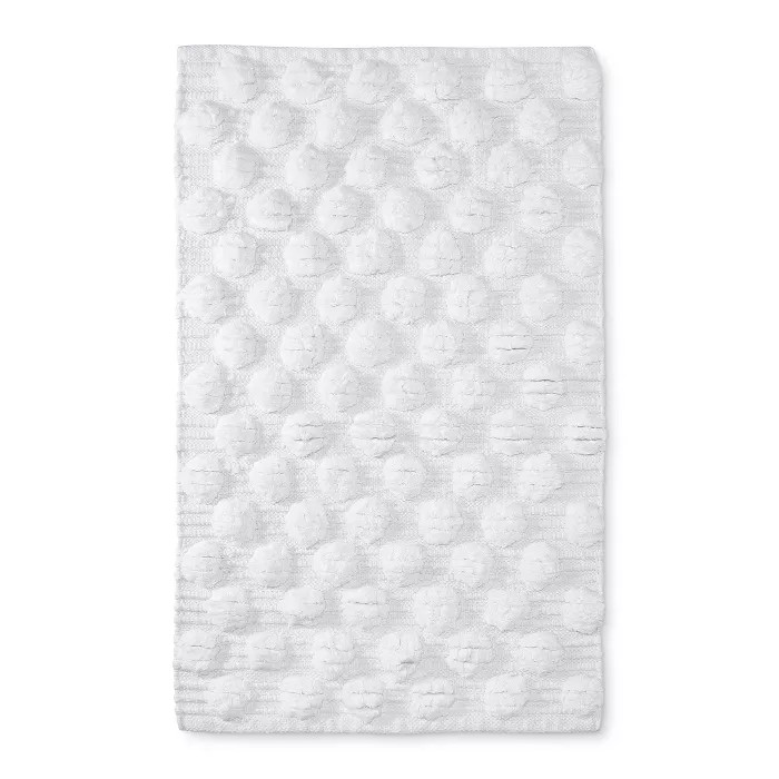 Chunky Dot Woven Bath Rugs And Mats True White Opaque - Project 62™ | Target