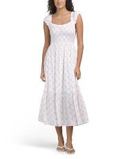 Bow Print Midi Dress | TJ Maxx