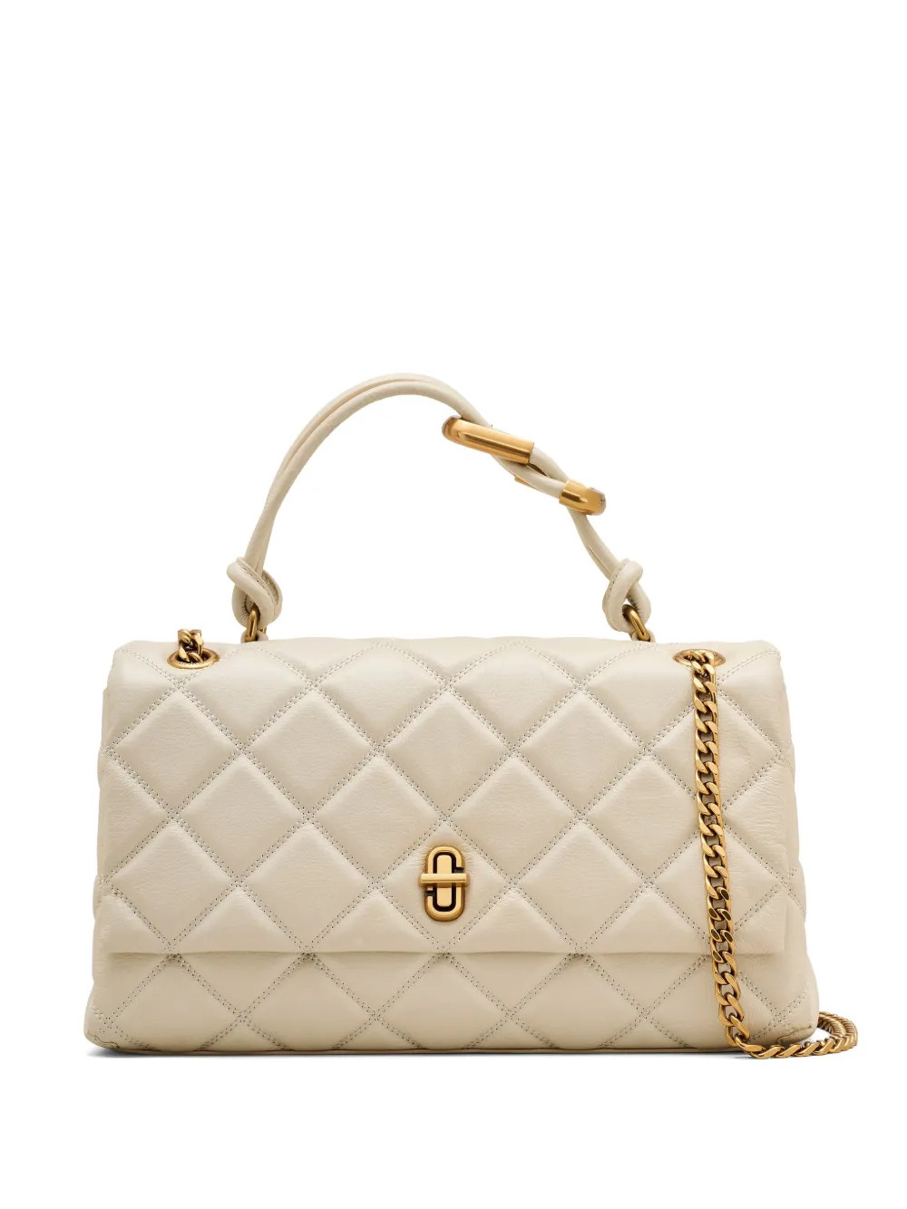 Marc Jacobs The Quilted Dual Convertible Shoulder bag - Neutrals | Farfetch Global