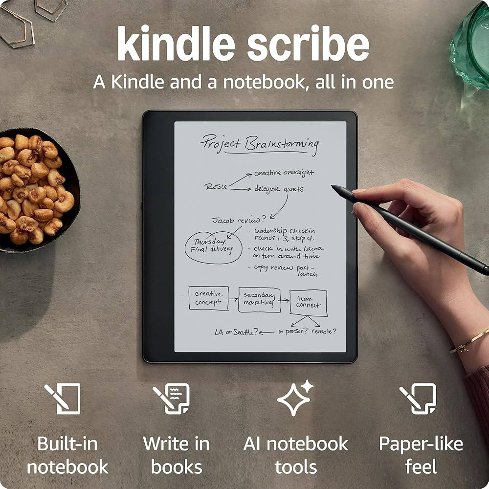 Kindle Scribe (16 GB) the first Kindle for reading, writing, journaling and sketching - with a 10... | Amazon (US)
