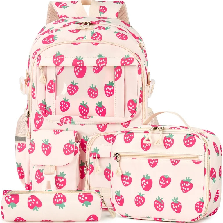 Inadays School Backpacks for Teens 3PCS Set Middle School Bookbag Students Lightweight Durable Ca... | Walmart (US)