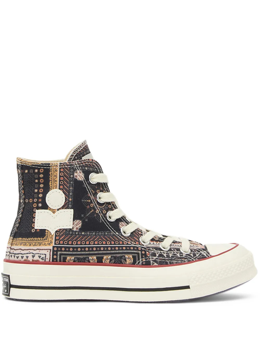 ISABEL MARANT x Converse Chuck 70 high-top sneakers - Black | Farfetch Global