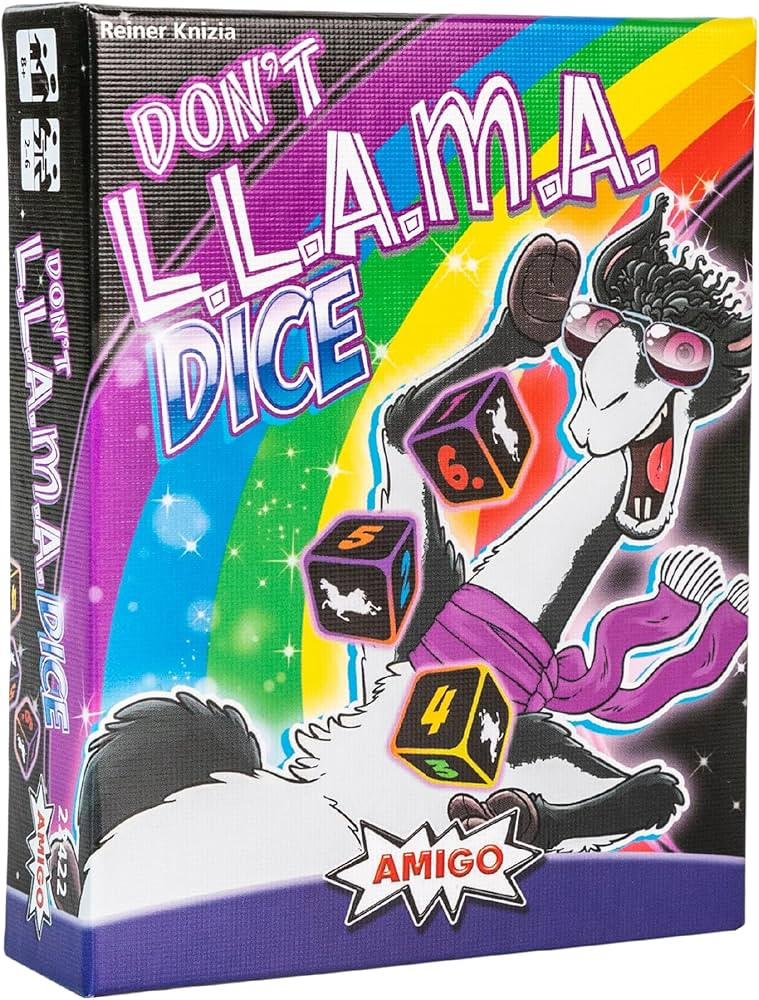 AMIGO Games Don't L.L.A.M.A. Dice Game - Fun and Strategic Llama-Themed Dice Game for Ages 8+ | 2... | Amazon (US)