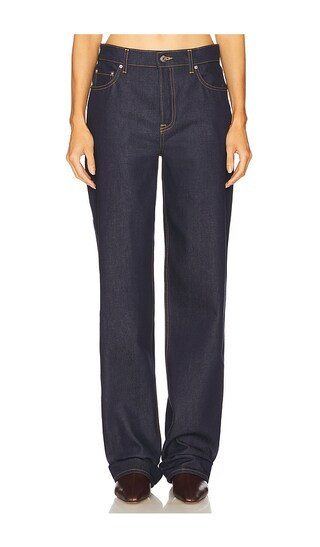 GRLFRND Bella Low Rise Boyfriend in Blue. - size 25 | Revolve Clothing (Global)