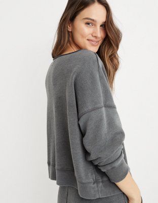 Aerie Sandy Fleece Sweatshirt | American Eagle Outfitters (US & CA)