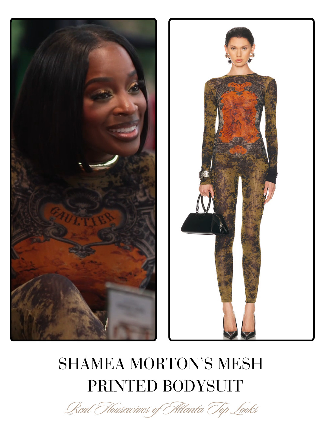 Shamea Morton's Printed Catsuit 

 