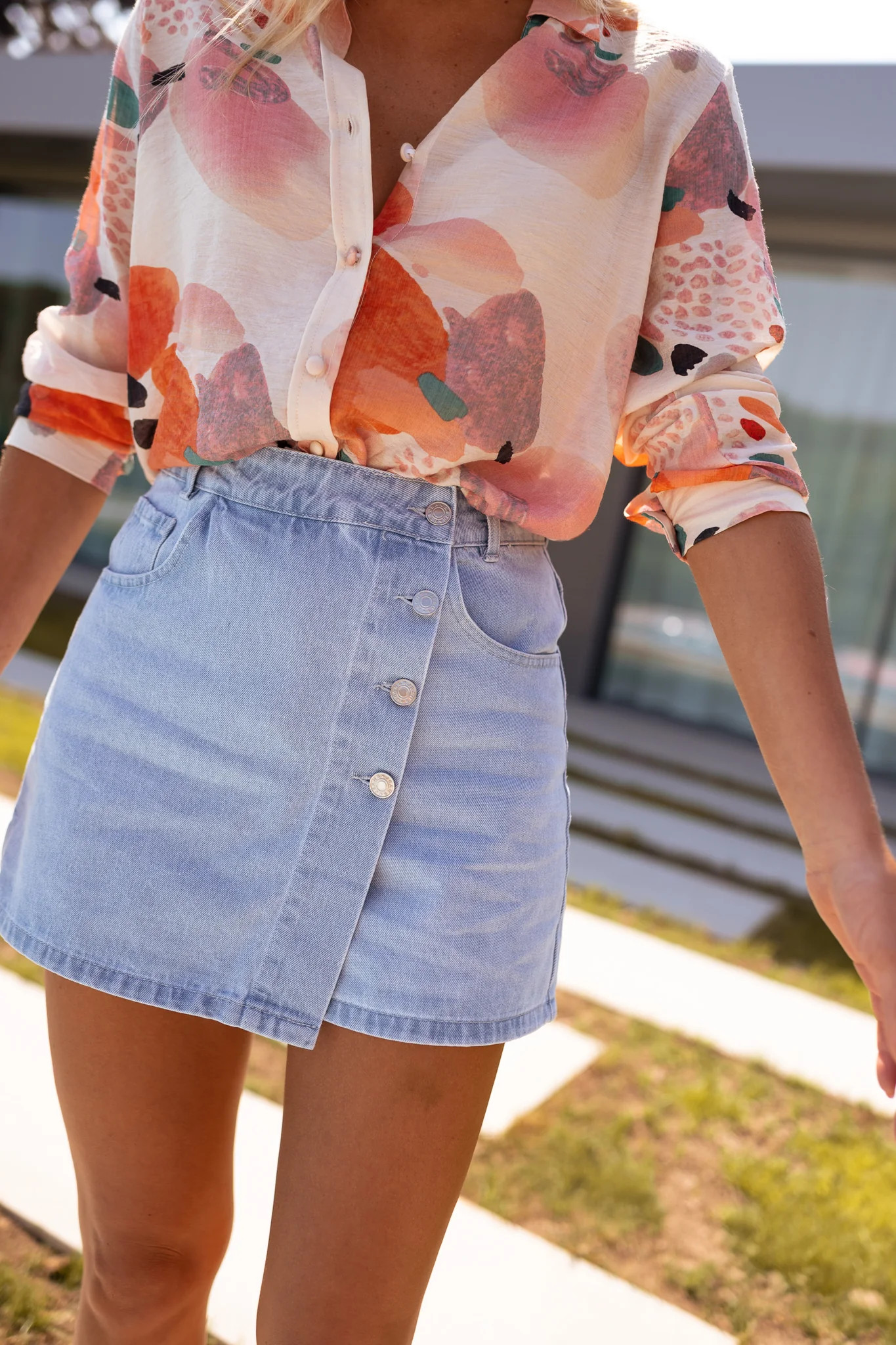 Denim Lilia Skort | Easy Clothes
