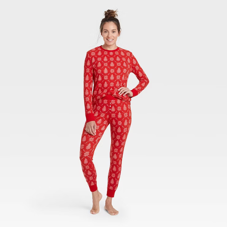 Women's Thermal Pajama Set - Stars Above™ | Target