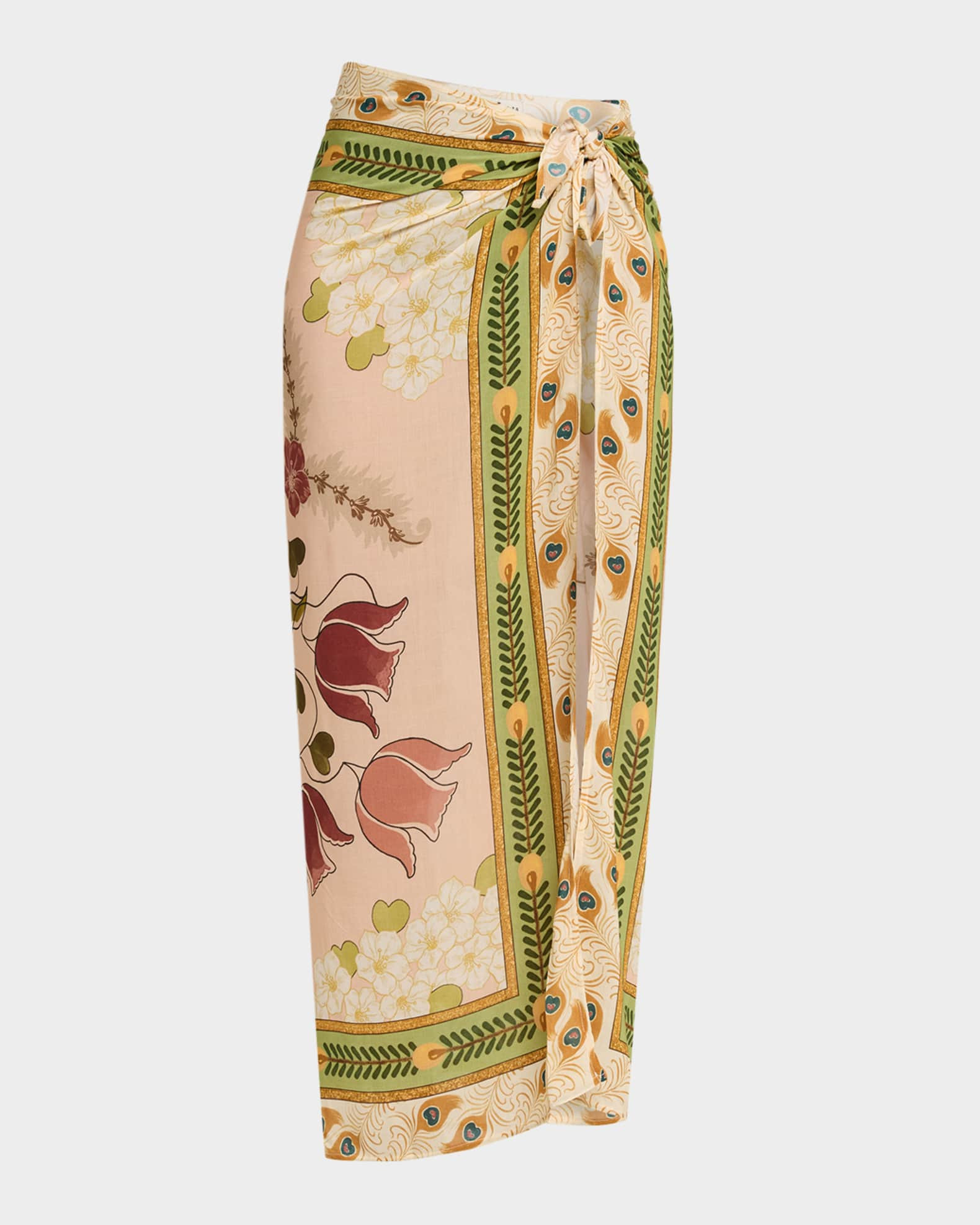 Verona Printed Pareo Coverup | Neiman Marcus