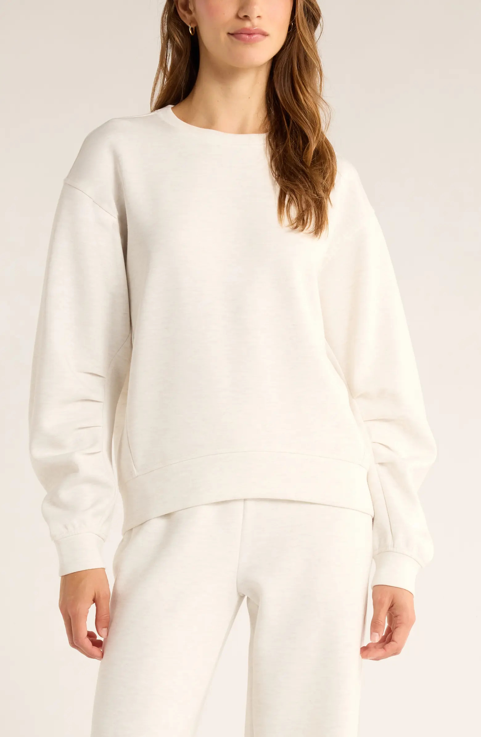 Cozy Scuba Knit Crew Sweatshirt | Nordstrom