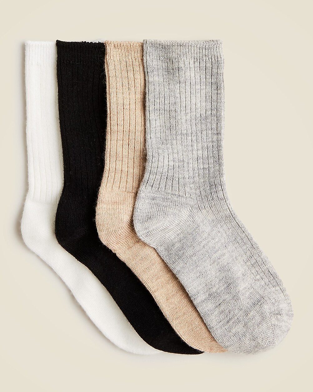 Kids' ribbed trouser socks four-pack | J. Crew US