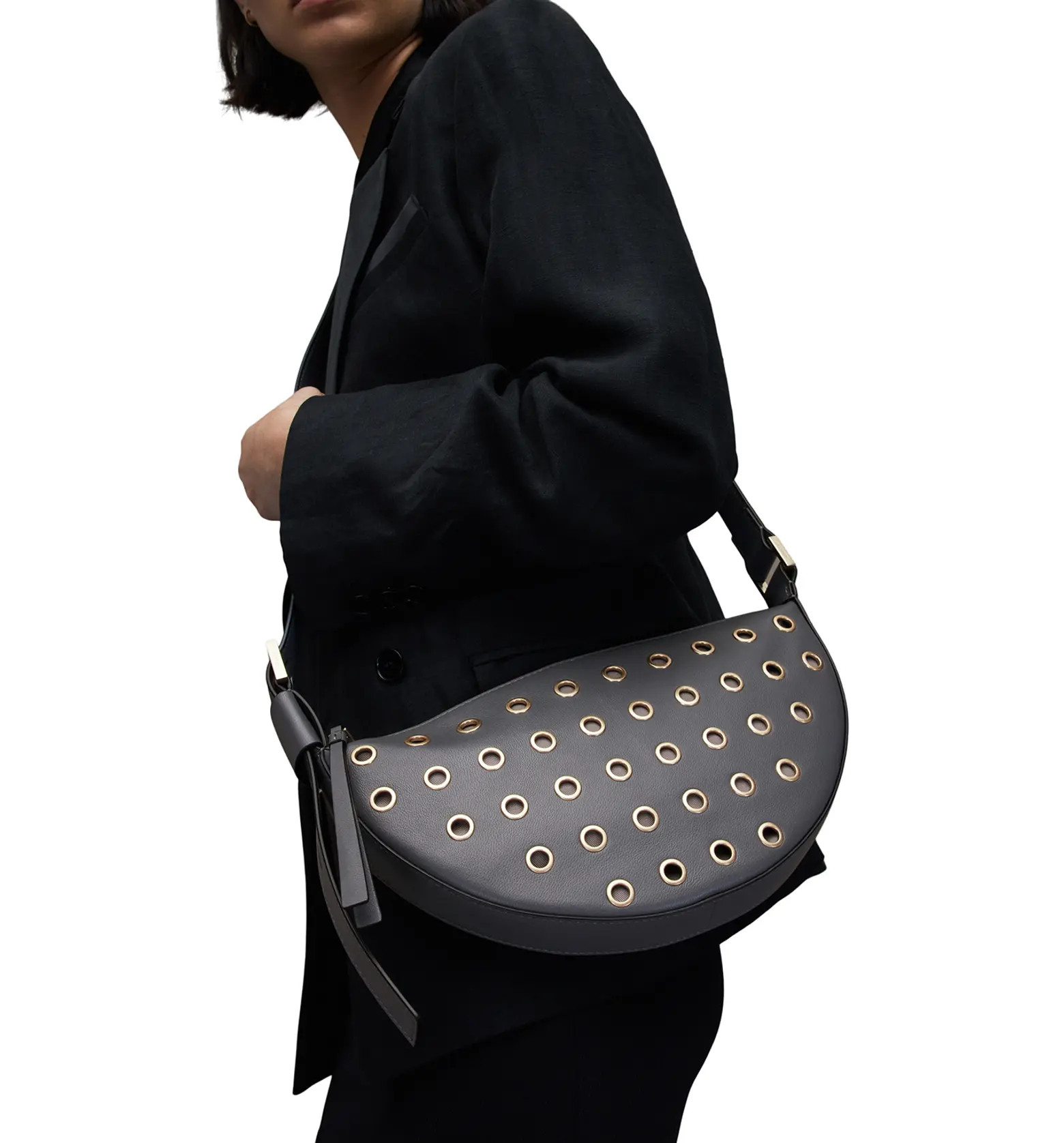 Half Moon Grommet Crossbody Bag | Nordstrom