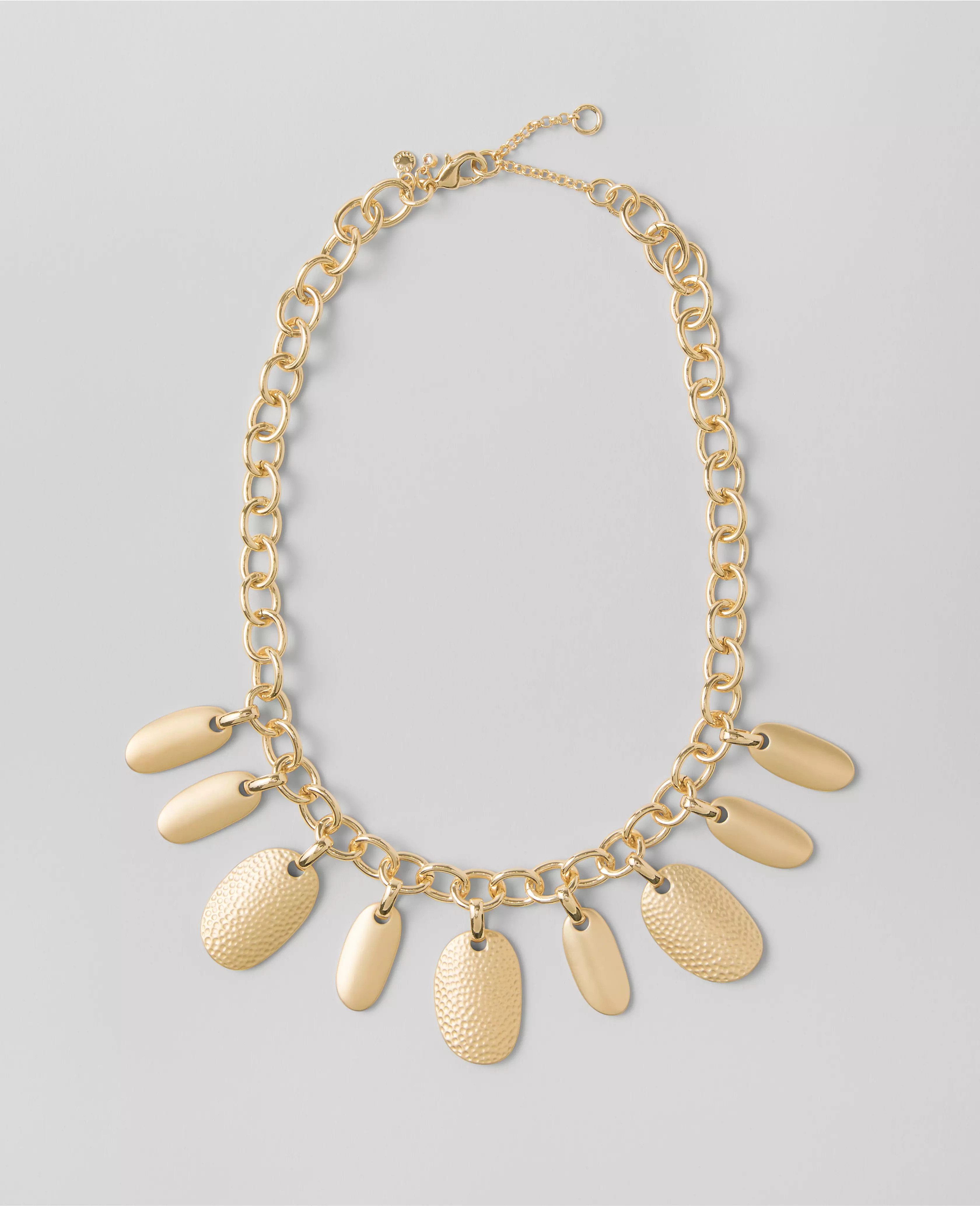 Metal Charm Statement Necklace | Ann Taylor