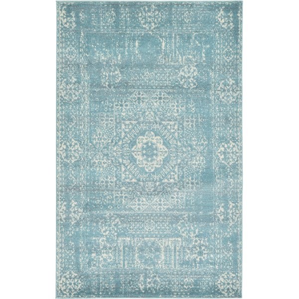 Delgado Brook Light Blue Area Rug | Wayfair North America
