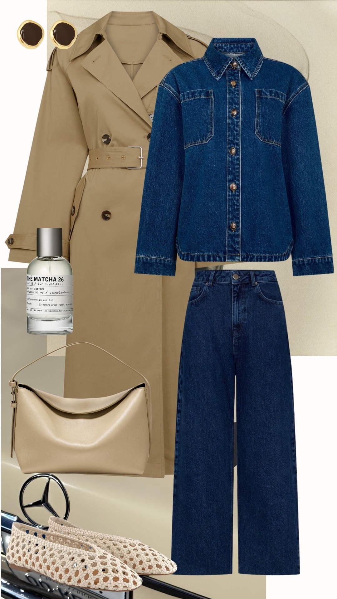 Spring outfit planning 🫶🏻 trench coat | double denim | woven ballet flats

#LTKuk #LTKspring #LTKstyletip