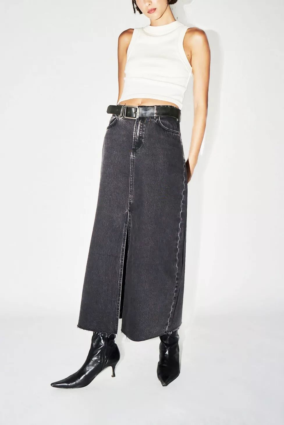 Neuw Darcy Denim Maxi Skirt | Urban Outfitters (US and RoW)