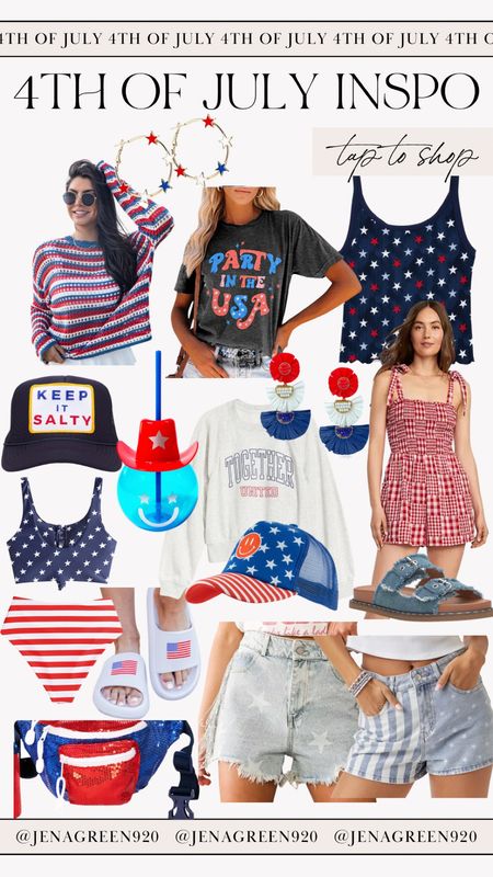 4th of July Outfit | Red, White, and Blue | Patriotic | American Flag Swim | Graphic Tee | Summer Outfit | Trucker Hat | Stars And Stripes 

#LTKSeasonal #LTKunder100 #LTKstyletip