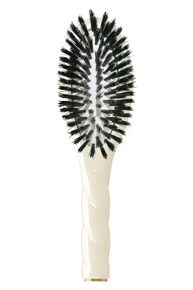 La Bonne Brosse N.01 Small The Shine & Care Universal Hair Brush in Almond Green at Nordstrom | Nordstrom