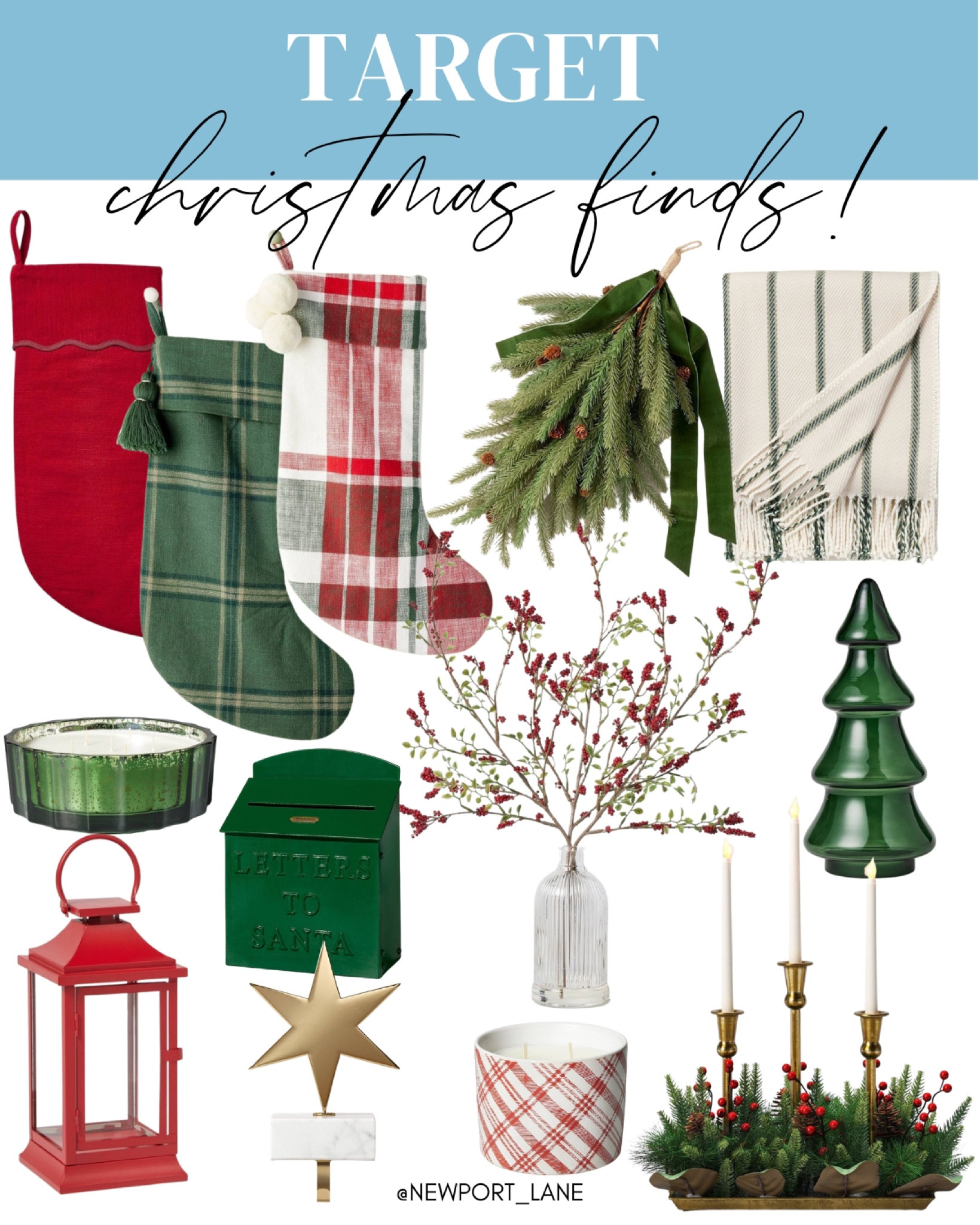 Christmas decor, Christmas decorations, Target decor, Target Christmas decor, red and green Christmas decor, stockings, lantern, candlesticks, stocking holder, wreath, red berry stems, candle



#LTKHoliday #LTKhome #LTKsalealert