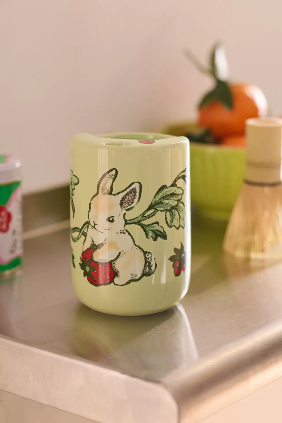 Patterned Matcha Ceramic Sipper | Urban Outfitters (US and RoW)