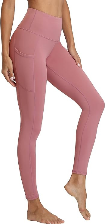 Oalka Women Yoga Pants Workout Running Leggings | Amazon (US)