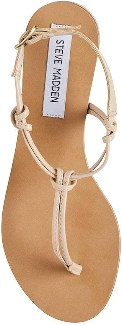 Steve Madden Women's Warren Natural Sandal | Amazon (US)