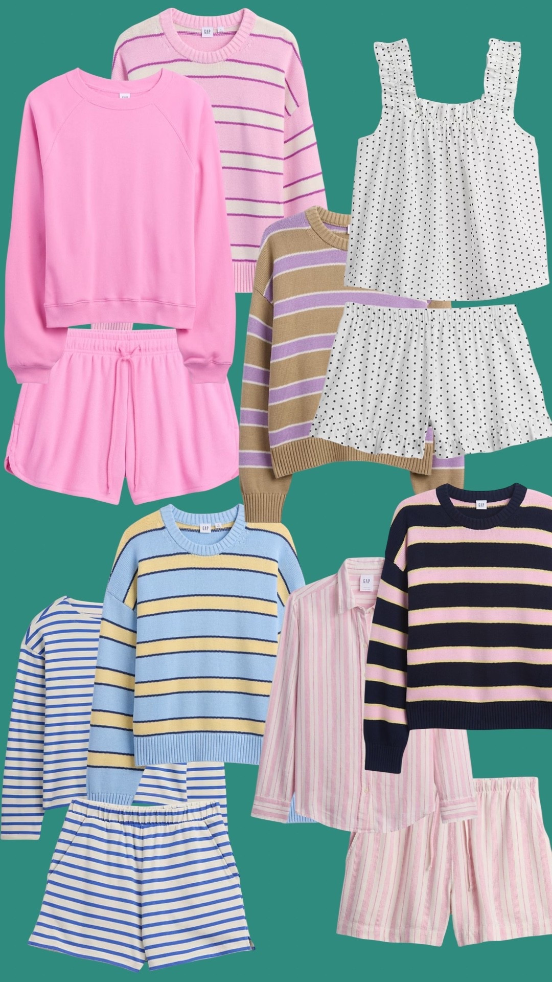 Spring sets and cute looks