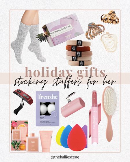 Gift guide for stocking stuffers for her. 

Stocking stuffer gift guide. Stocking stuffer ideas. Holiday gift ideas for her. Gift ideas for her. Gift guide for her. 

#LTKSeasonal #LTKHoliday #LTKGiftGuide