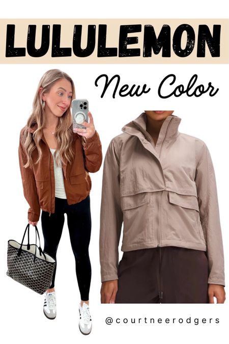 Comment SHOP below to receive a DM with the link to shop this post on my LTK ⬇ https://liketk.it/4J3qV

My favorite Lululemon jacket in a new tan color way! I wear my true size 4–no need to size up!

Lululemon, outerwear, new arrivals, activewear 

#LTKStyleTip #LTKFindsUnder100 #LTKFitness