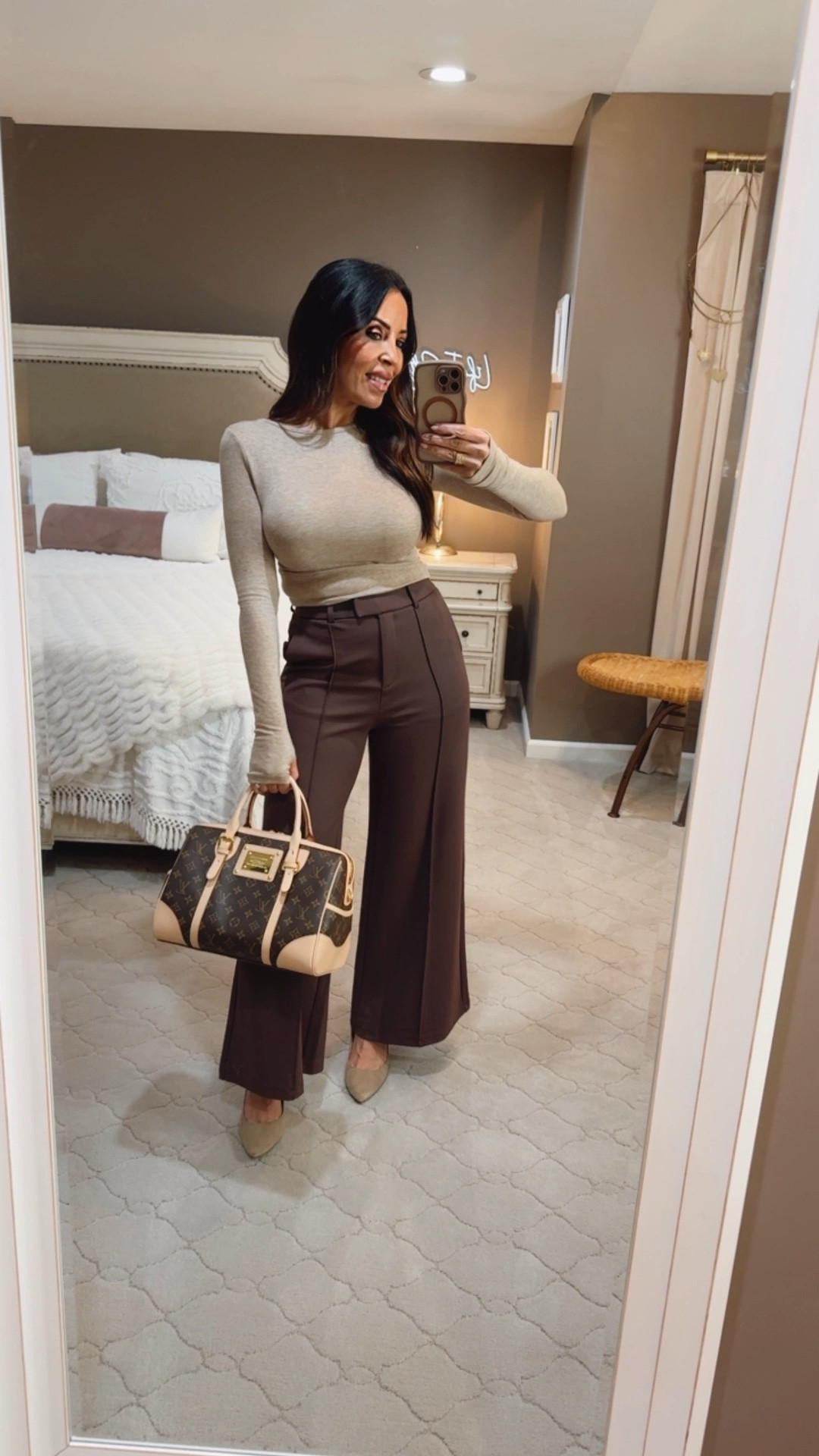 Happy Thanksgiving, everyone! 🦃 Feeling grateful for good food, good company, and great clothes that don't hurt the planet (or my wallet!).
This entire look is from @OGL—my go-to for sustainable, high-quality, and affordable fashion. These gorgeous chocolate wide-leg trousers and the soft beige top are the perfect warm, cozy, and chic combo for holiday dinner! The quality is seriously unreal for the price.
If you're loving these Thanksgiving-approved colors, you can snag the whole look and more!
✨ Save 20% on your entire purchase at @OGL with my code: Liz
What's your favorite thing on the menu today? 👇

#LTKCyberWeek #LTKHoliday #LTKootd