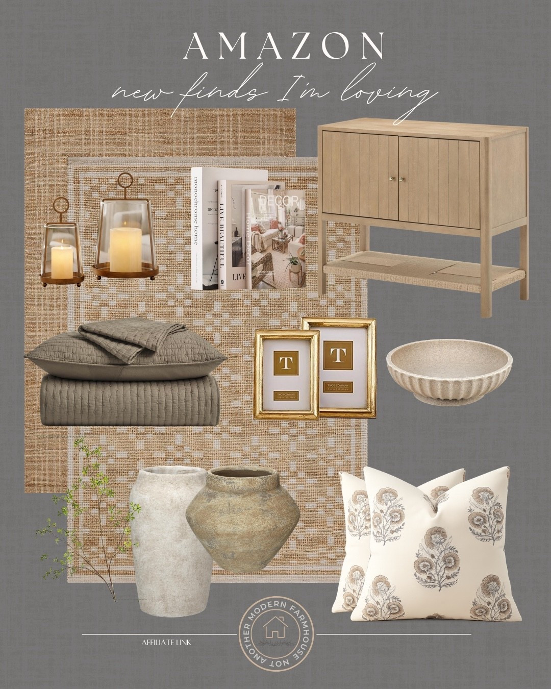 Amazon new finds I’m loving right now with warm neutrals, textured layers and elevated everyday home pieces. ✨

Amazon home finds, neutral home decor, Amazon decor favorites, textured home decor, woven rug, neutral bedding set, decorative vases, wood accent furniture, Amazon pillows, cozy home styling, elevated home on a budget 

 #LTKSeasonal #LTKHome #LTKSaleAlert