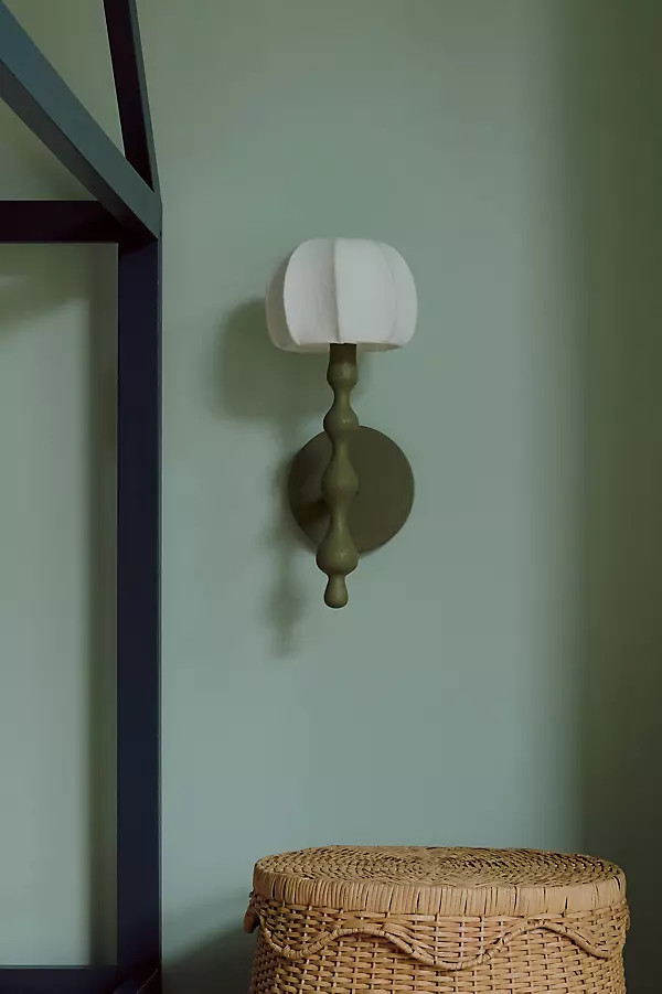 Wood Shaded Sconce Wall Light | Anthropologie (US)