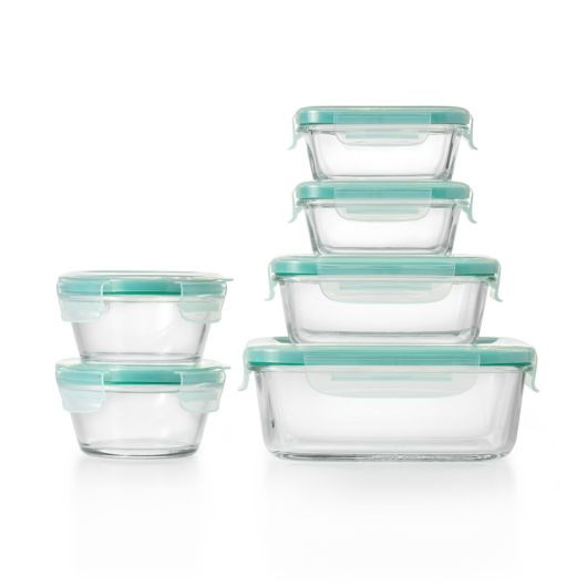 OXO Good Grips 12 Piece Smart Seal Glass Container Set | OXO