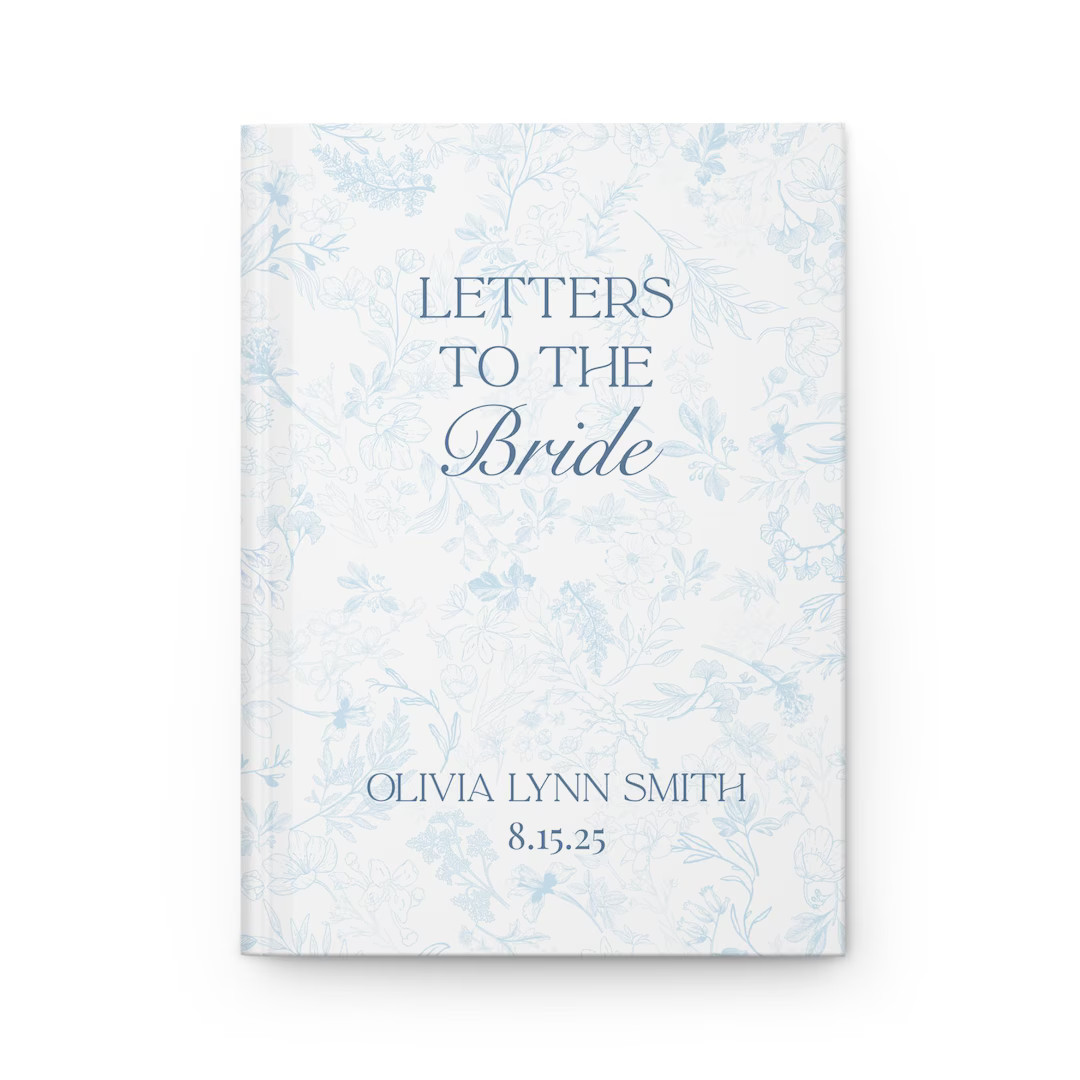 Custom Letters to the Bride Book Bridal Shower Memory Scrapbook Bride-to-be Gift Personalized Wed... | Etsy (US)