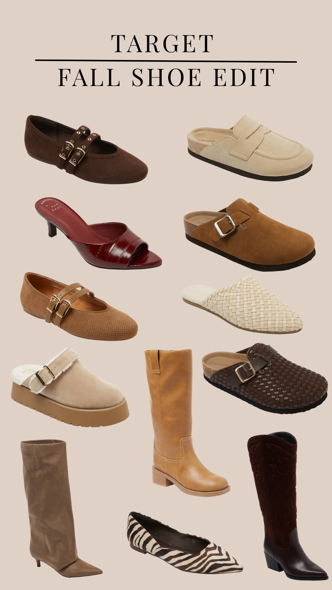 Target Fall Shoe Edit - my favorite picks for the upcoming season fall 🍁 

 #LTKootd #LTKSeasonal #LTKTravel