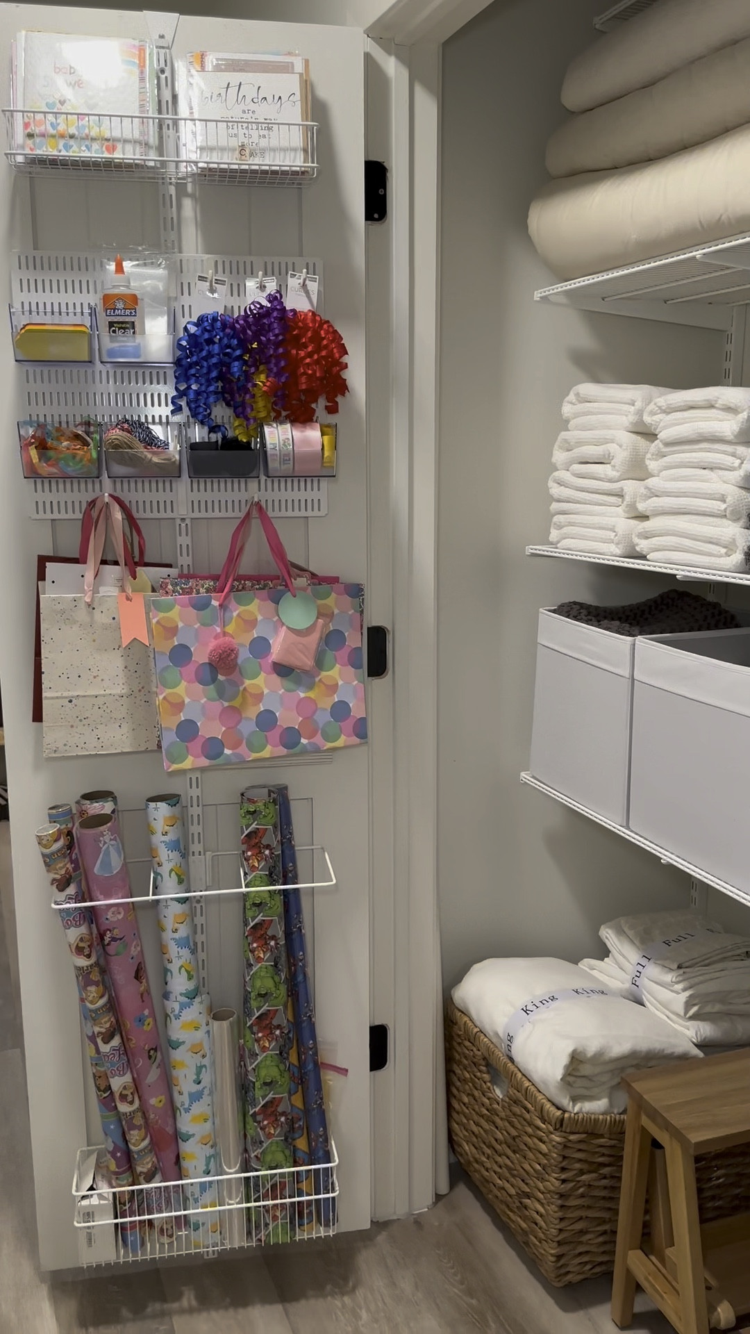 Linen Closet Organization 

#homeorganization #home #organization 

#LTKfindsunder100 #LTKsalealert #LTKhome