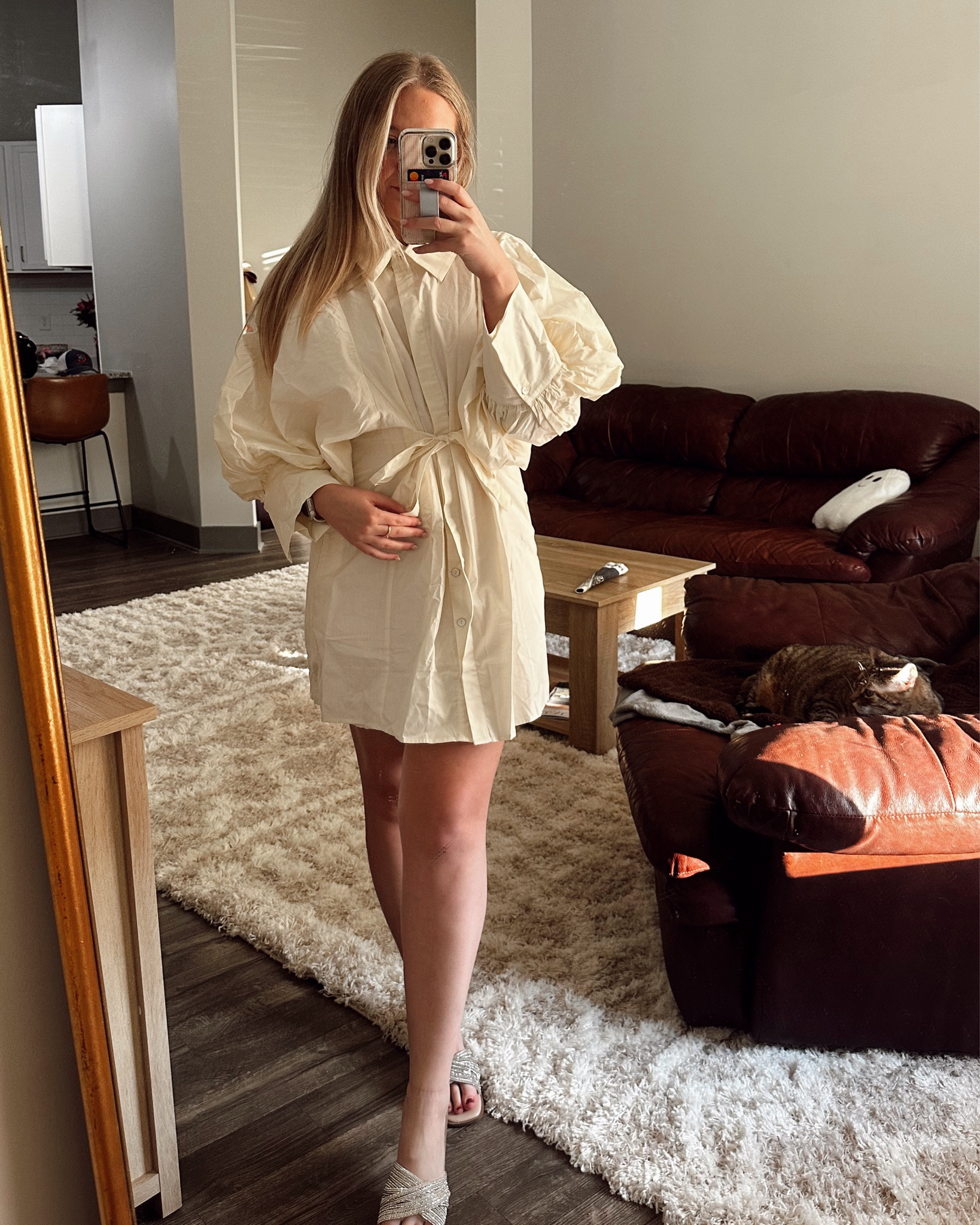 The CUTEST! ✨🪽
Comes in 2 colors. 
Runs TTS 
Wearing a size L

#LTKHoliday #LTKMidsize #LTKGiftGuide