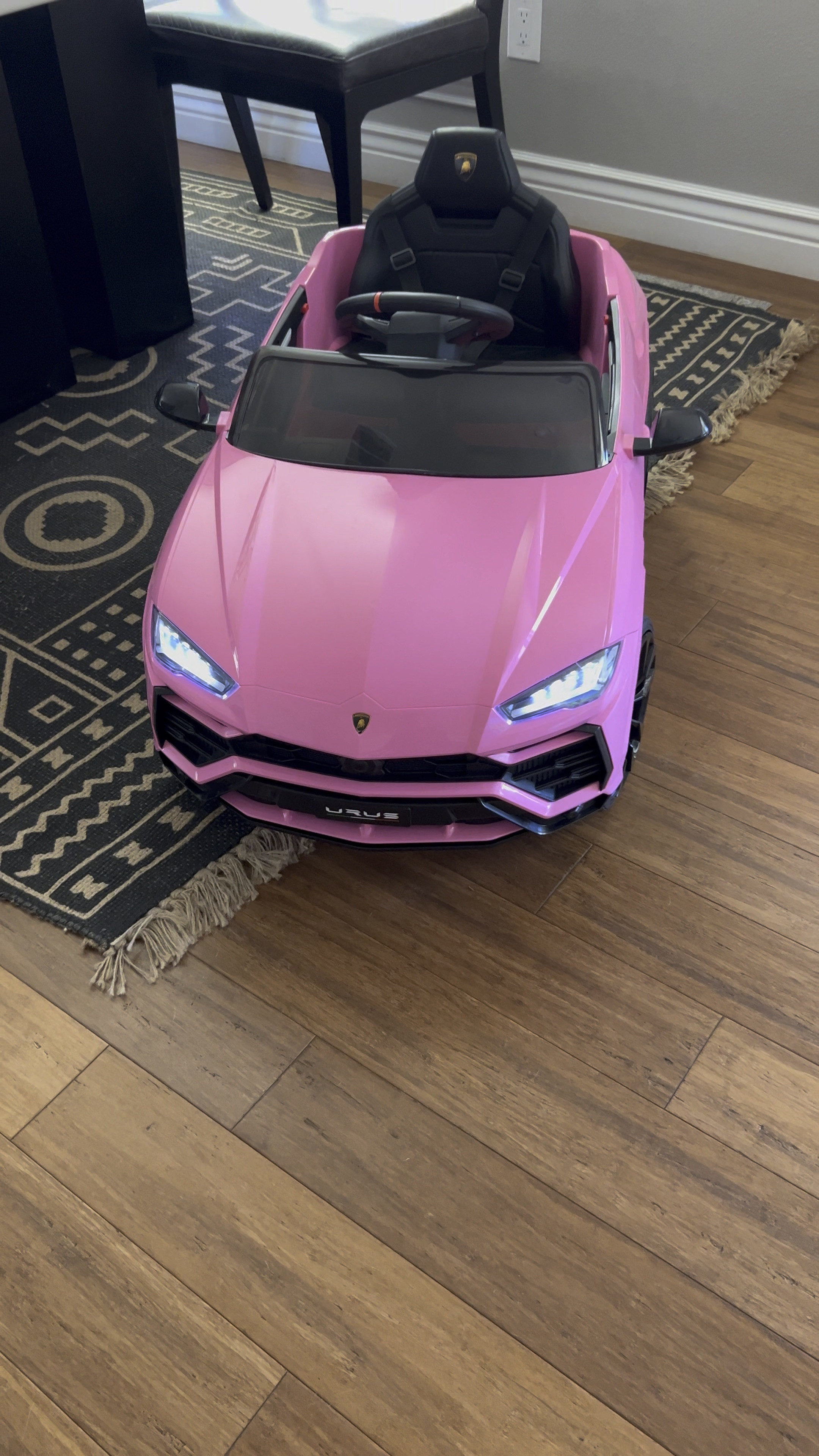 Mila’s new remote controlled baby lambo! 💗 I didn’t know how decked out this thing was until I built it 😂 Headlights, aux/usb, slow/fast speeds & RADIO 😱😂 This is definitely a fav haha! 🚗💨

#LTKfamily #LTKbaby #LTKkids