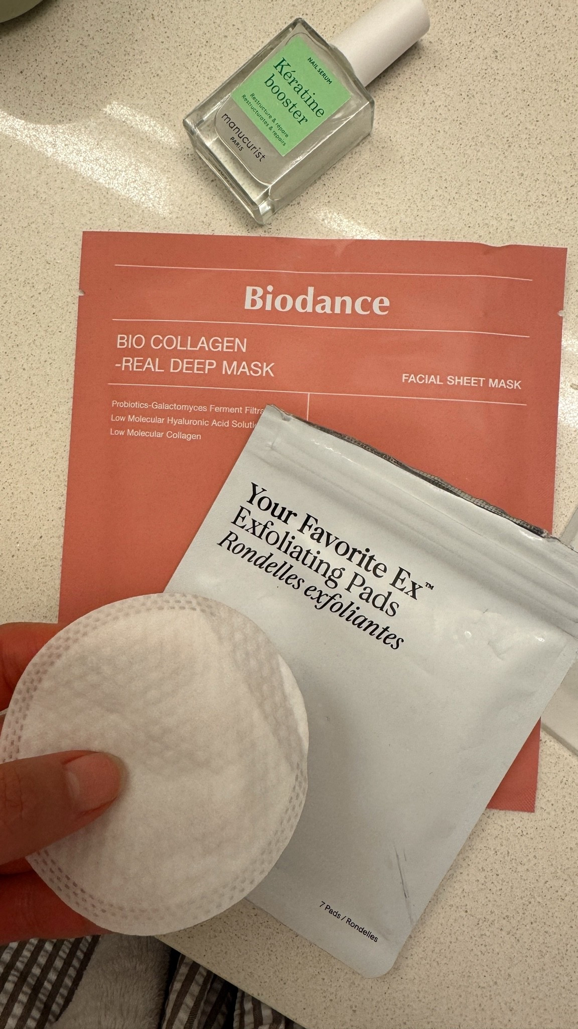 Self-care night: 

Tonight’s lineup:
YSE Your Favorite Ex exfoliating pads to smooth, brighten, and refresh without irritation.

Biodance Bio-Collagen Real Deep Mask for a serious hydration boost. This viral K-beauty favorite is packed with collagen and hyaluronic acid to help plump, hydrate, and leave skin looking extra glowy by morning.

A keratin nail treatment because healthy nails deserve a little love too.

Sometimes the best plans are staying in, taking care of yourself, and waking up feeling refreshed. ✨

#LTKselfcare #LTKdayinmylife #LTKHome