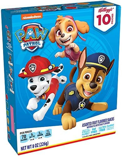 Paw Patrol Fruit Snacks, 8 Ounce, 10 Count | Amazon (US)