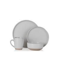 Tower Avena Linen 16 Piece Dinner Set | Very (UK)