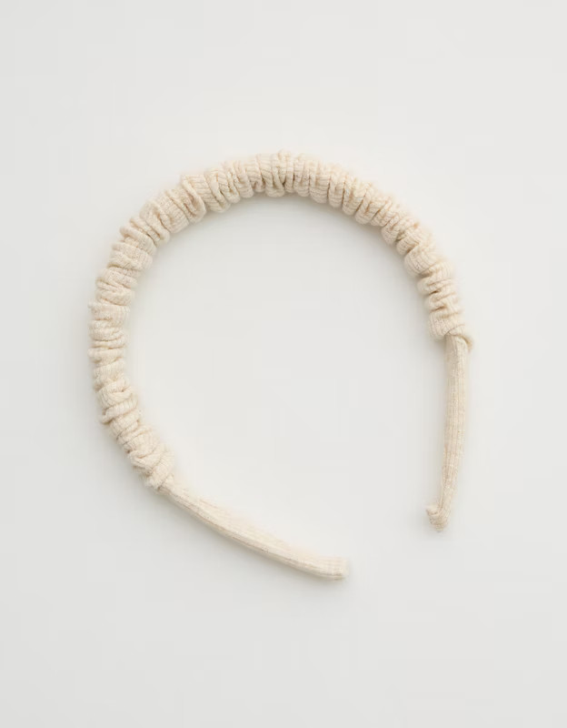 Aerie Scrunched Shimmer Headband | Aerie