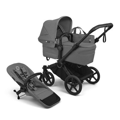 Bugaboo Donkey 6 Single to Double Side-by-Side Full Size Stroller - Moon Gray | Target