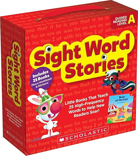 Sight Word Stories: Guided Reading Level A: Fun Books That Teach 25 Sight Words to Help New Reade... | Amazon (US)