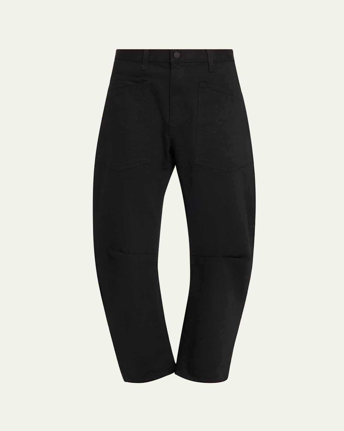 Shon Curved Denim Pants | Bergdorf Goodman