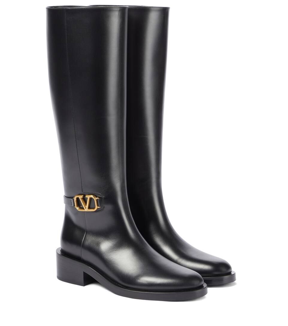 VLOGO 45 knee-high leather boots | Mytheresa (INTL)
