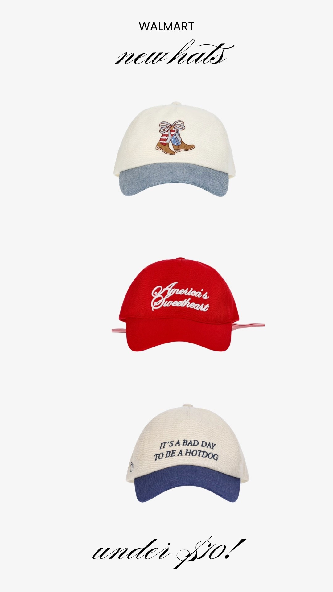 The cutest hats for the 4th or Memorial Day! 

#LTKSeasonal